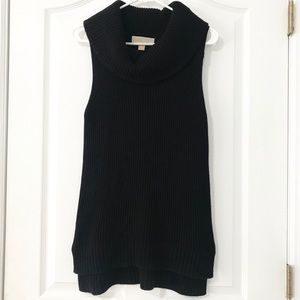 MK Cowl Neck Sweater Tank Top